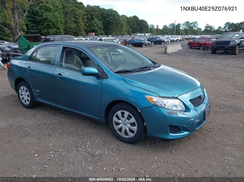 2009 Toyota Corolla Le VIN: 1NXBU40E29Z076921 Lot: 40508052