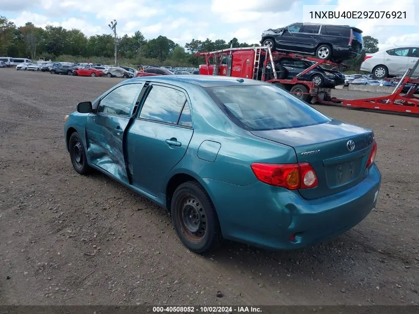 2009 Toyota Corolla Le VIN: 1NXBU40E29Z076921 Lot: 40508052