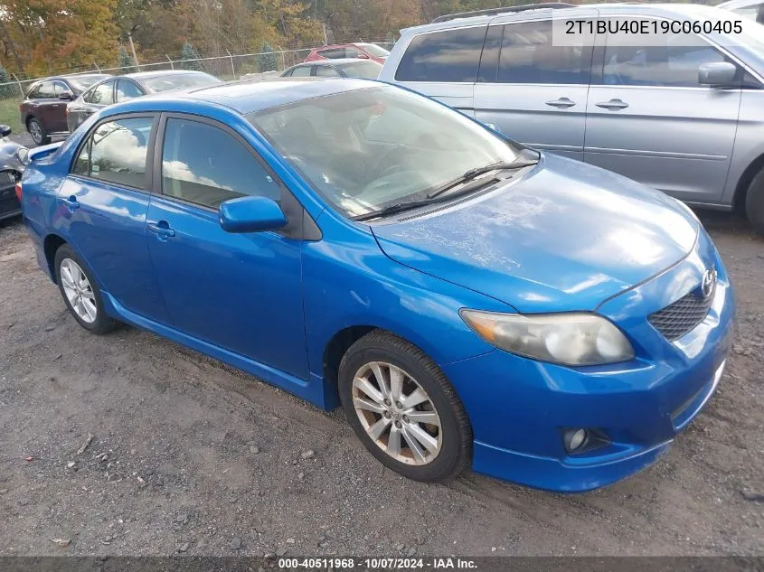 2009 Toyota Corolla S VIN: 2T1BU40E19C060405 Lot: 40511968