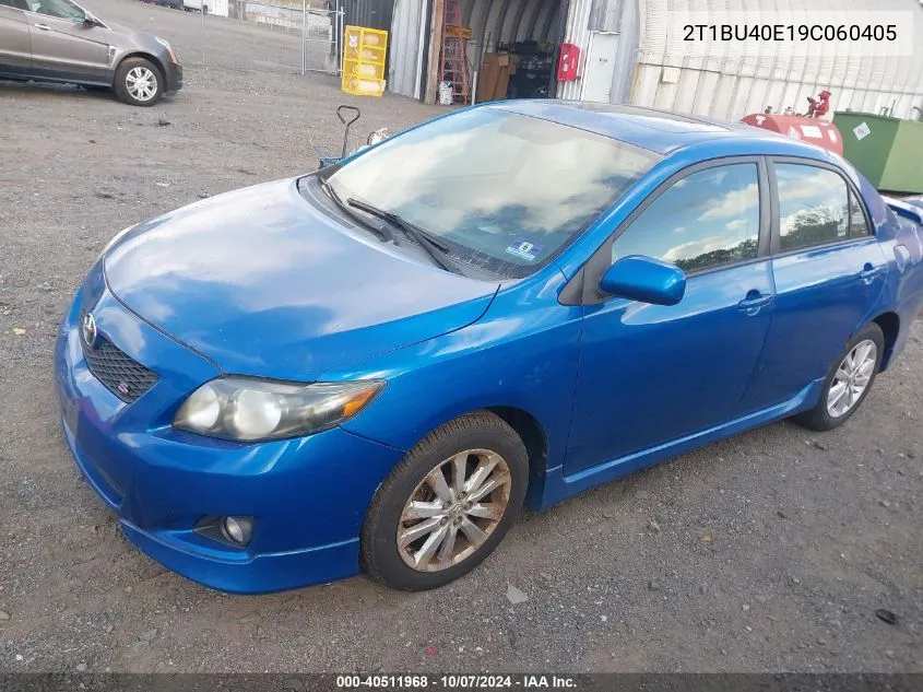 2009 Toyota Corolla S VIN: 2T1BU40E19C060405 Lot: 40511968