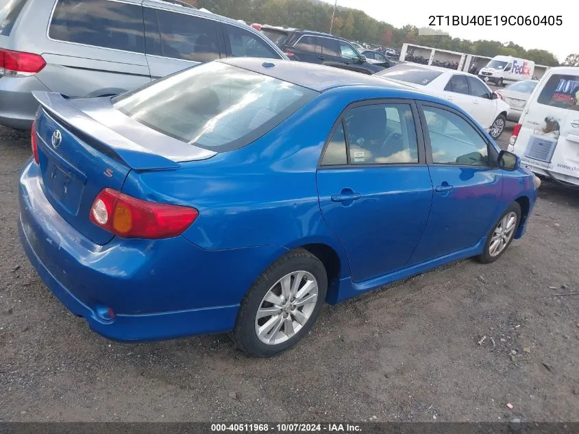 2009 Toyota Corolla S VIN: 2T1BU40E19C060405 Lot: 40511968