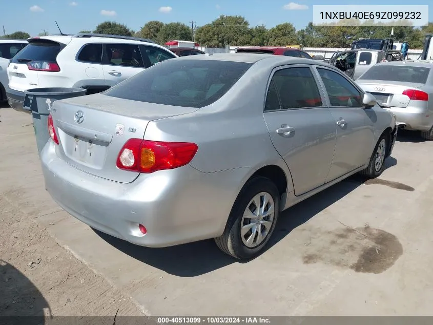 1NXBU40E69Z099232 2009 Toyota Corolla Le