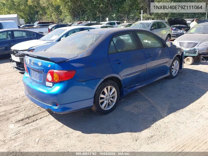 2009 Toyota Corolla S VIN: 1NXBU40E79Z111064 Lot: 40513762