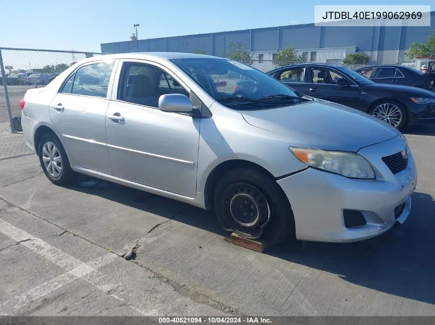 2009 Toyota Corolla Le VIN: JTDBL40E199062969 Lot: 40521094