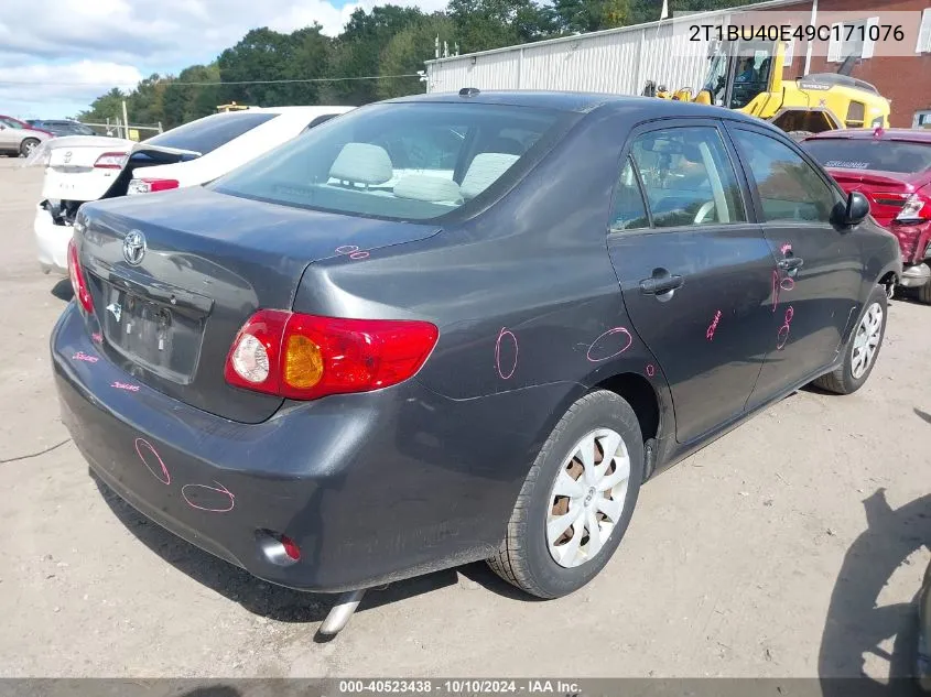 2009 Toyota Corolla VIN: 2T1BU40E49C171076 Lot: 40523438