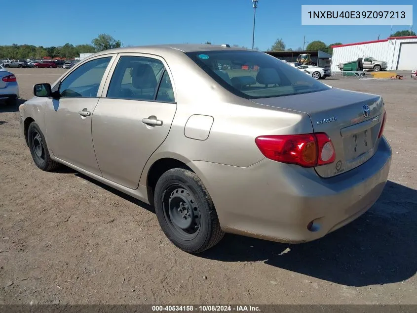 2009 Toyota Corolla Le VIN: 1NXBU40E39Z097213 Lot: 40534158