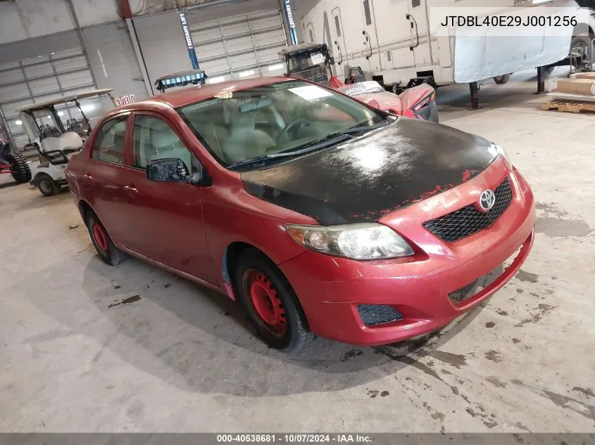 2009 Toyota Corolla Le VIN: JTDBL40E29J001256 Lot: 40538681