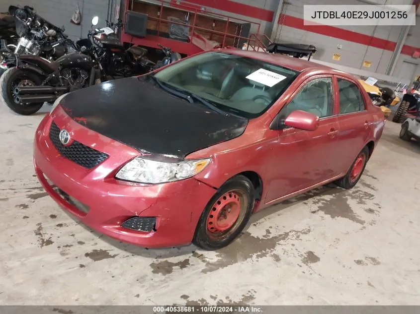 2009 Toyota Corolla Le VIN: JTDBL40E29J001256 Lot: 40538681