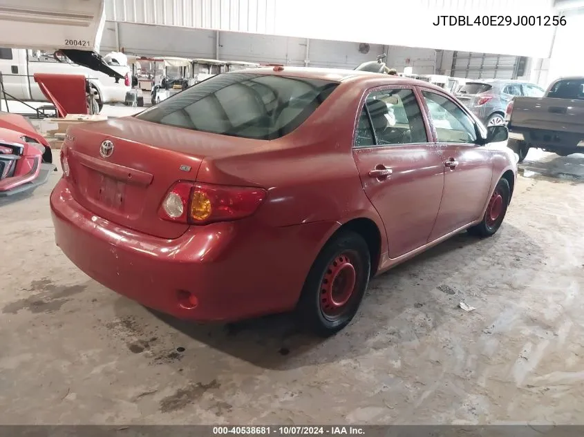 2009 Toyota Corolla Le VIN: JTDBL40E29J001256 Lot: 40538681