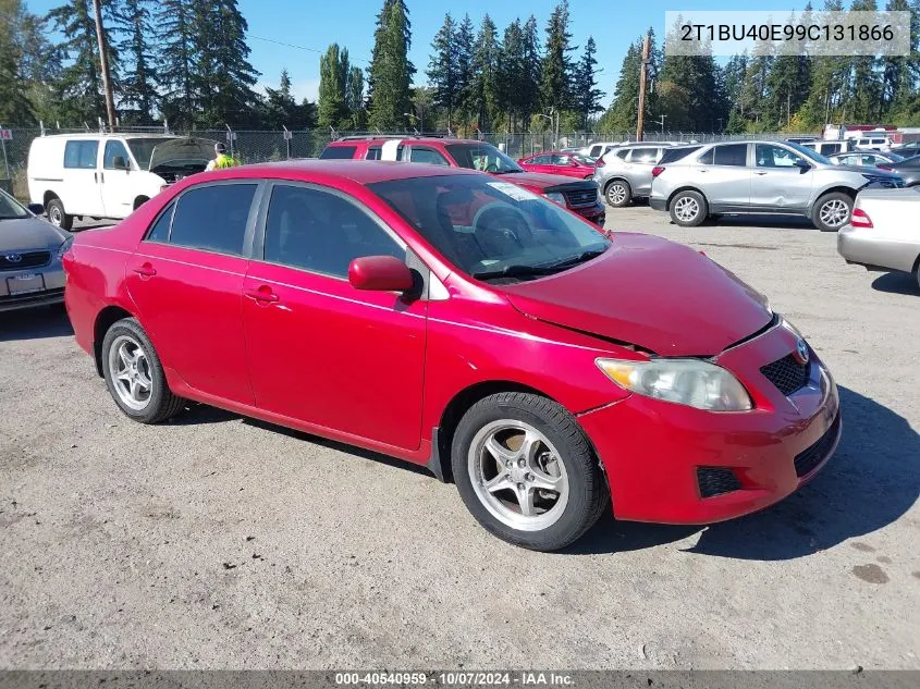 2009 Toyota Corolla Xle VIN: 2T1BU40E99C131866 Lot: 40540959