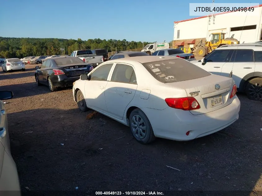 JTDBL40E59J049849 2009 Toyota Corolla Le/Xle