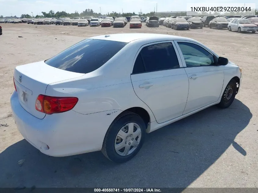 2009 Toyota Corolla VIN: 1NXBU40E29Z028044 Lot: 40550741