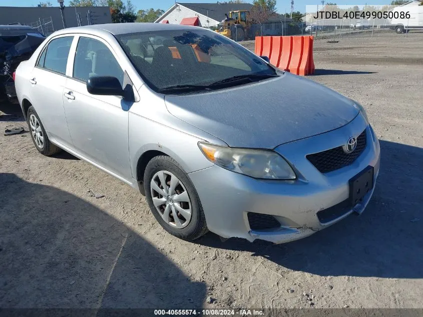 2009 Toyota Corolla VIN: JTDBL40E499050086 Lot: 40555574