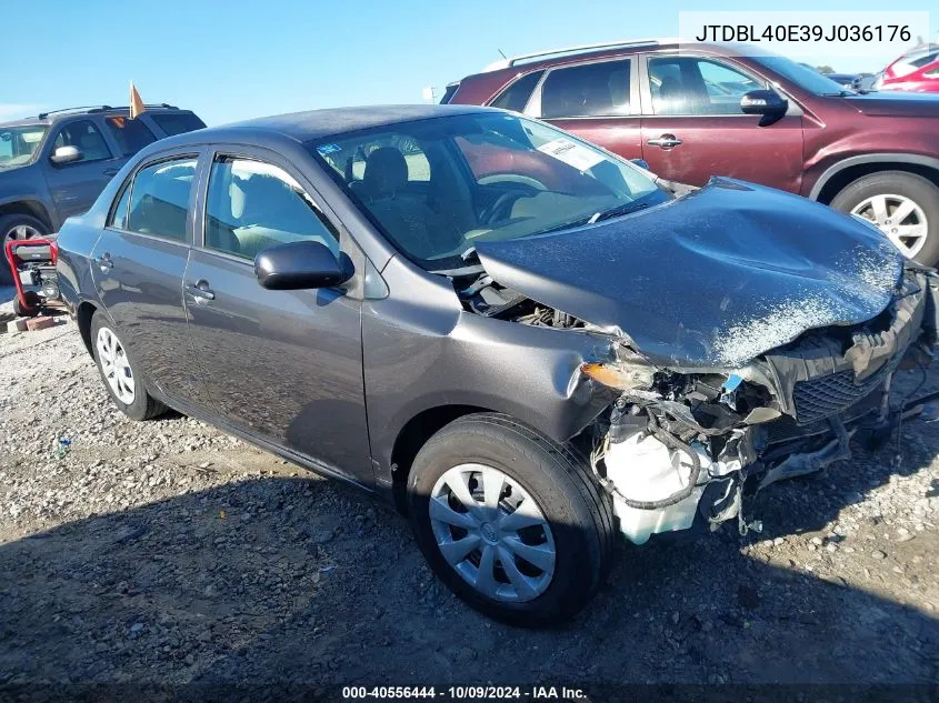 2009 Toyota Corolla Le VIN: JTDBL40E39J036176 Lot: 40556444