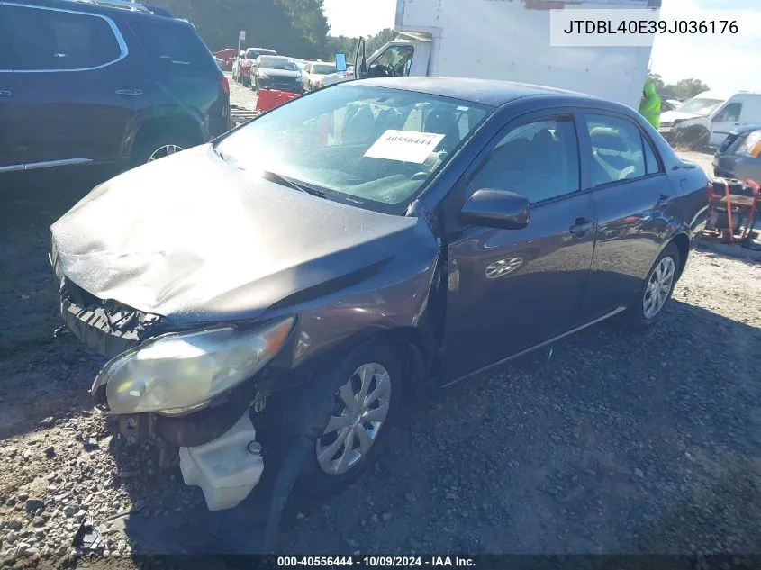 2009 Toyota Corolla Le VIN: JTDBL40E39J036176 Lot: 40556444