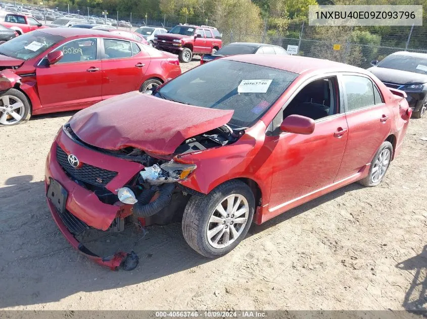 2009 Toyota Corolla S VIN: 1NXBU40E09Z093796 Lot: 40563746