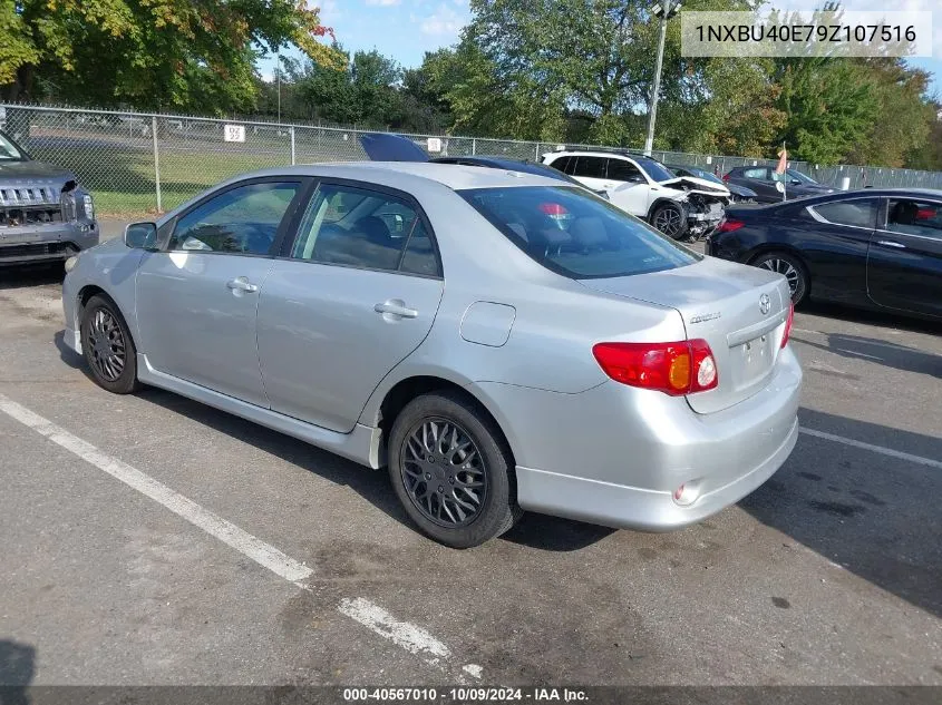 1NXBU40E79Z107516 2009 Toyota Corolla S