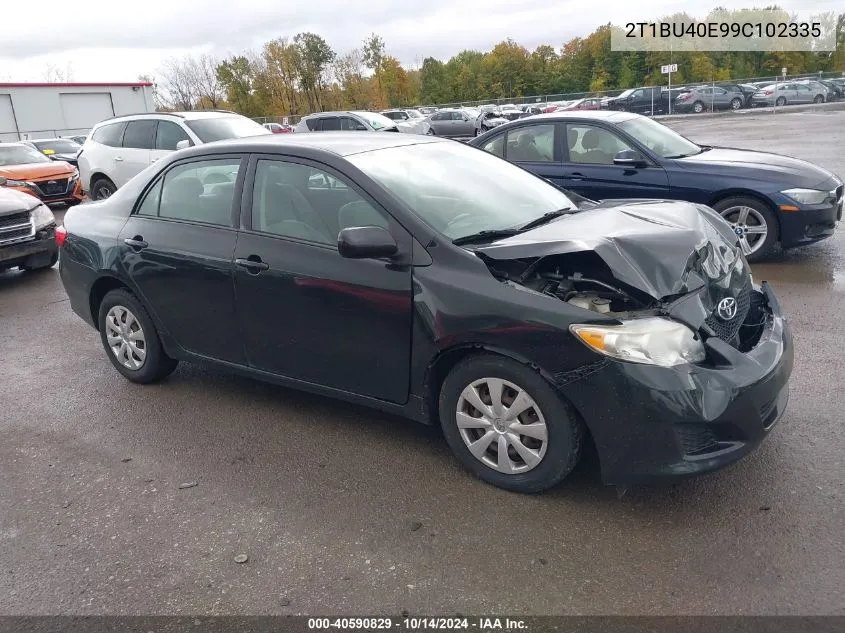 2009 Toyota Corolla Le VIN: 2T1BU40E99C102335 Lot: 40590829