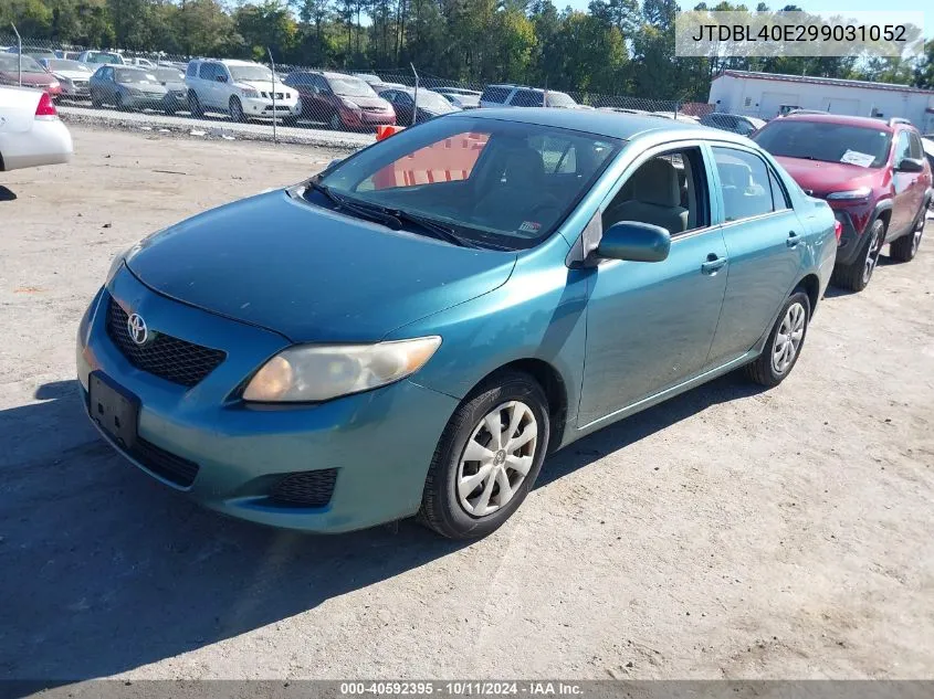 2009 Toyota Corolla Le VIN: JTDBL40E299031052 Lot: 40592395