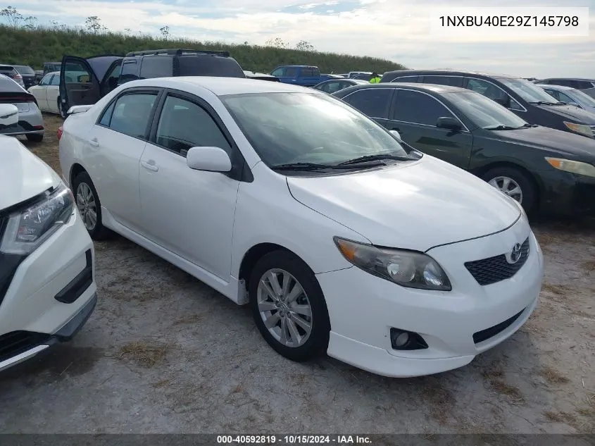 2009 Toyota Corolla S VIN: 1NXBU40E29Z145798 Lot: 40592819