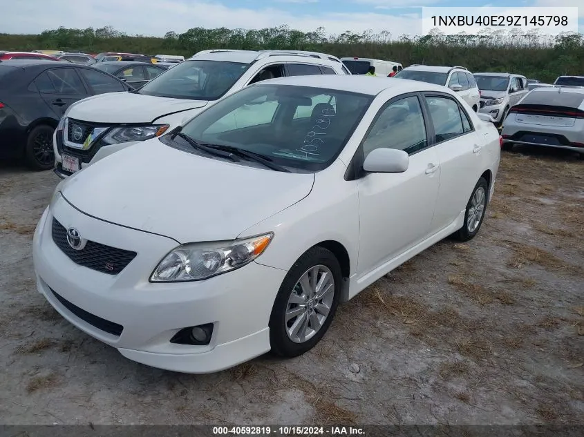 2009 Toyota Corolla S VIN: 1NXBU40E29Z145798 Lot: 40592819