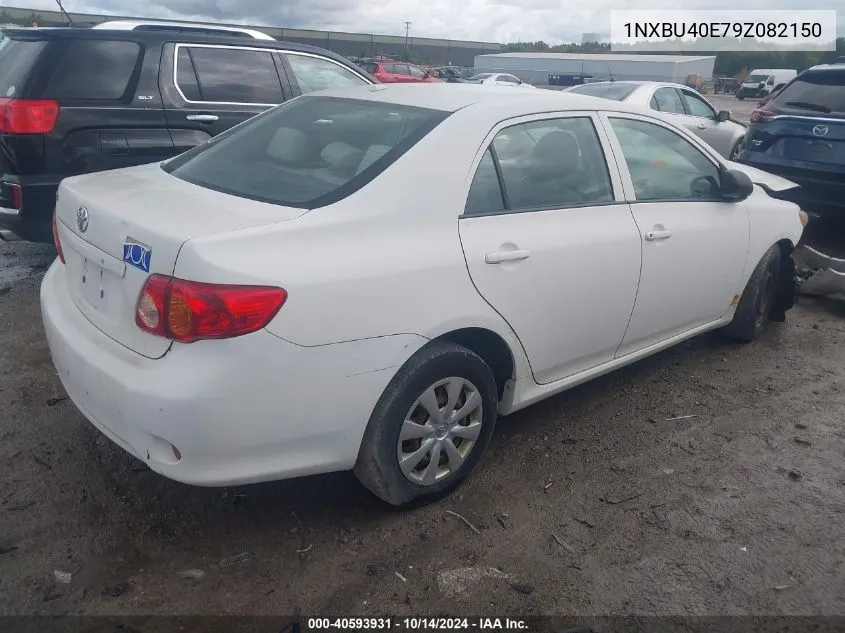 2009 Toyota Corolla VIN: 1NXBU40E79Z082150 Lot: 40593931