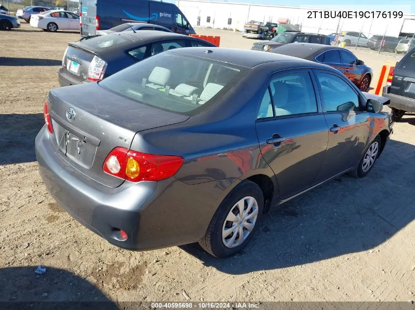 2009 Toyota Corolla Le VIN: 2T1BU40E19C176199 Lot: 40595698