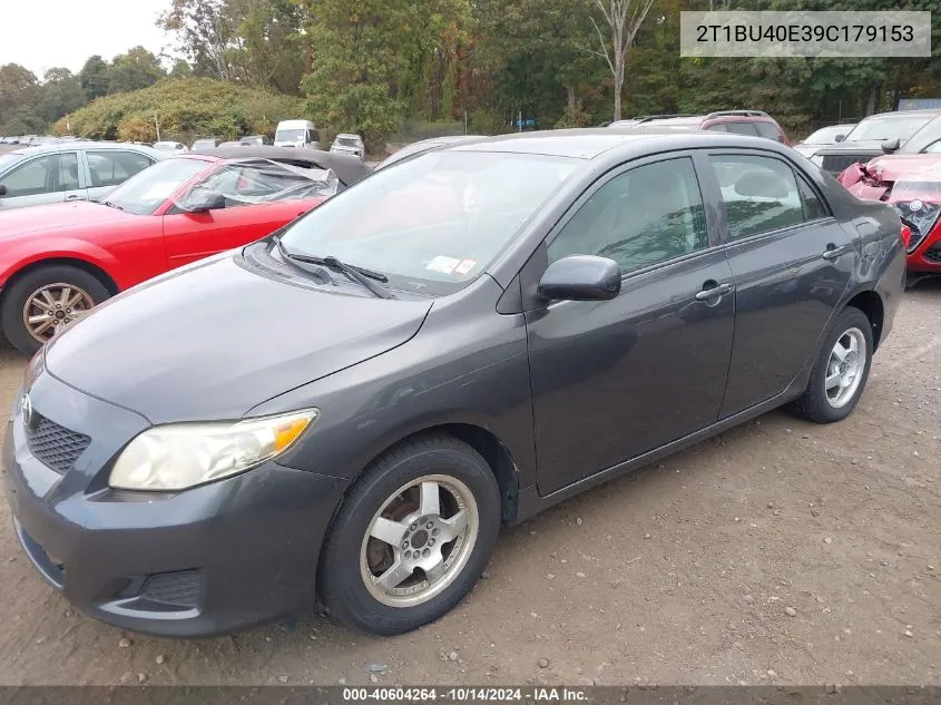 2009 Toyota Corolla Le VIN: 2T1BU40E39C179153 Lot: 40604264