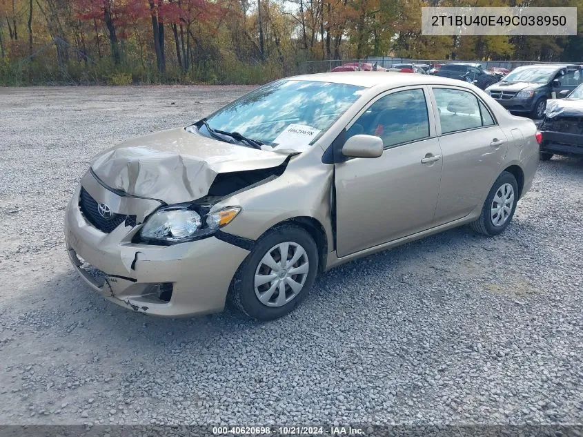 2T1BU40E49C038950 2009 Toyota Corolla S/Le/Xle