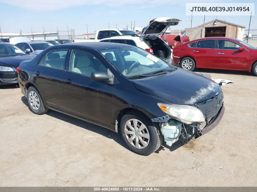 2009 Toyota Corolla VIN: JTDBL40E39J014954 Lot: 40624885