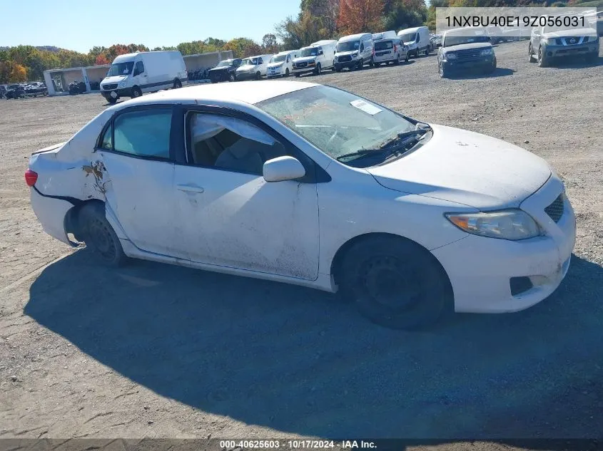 2009 Toyota Corolla Xle VIN: 1NXBU40E19Z056031 Lot: 40625603