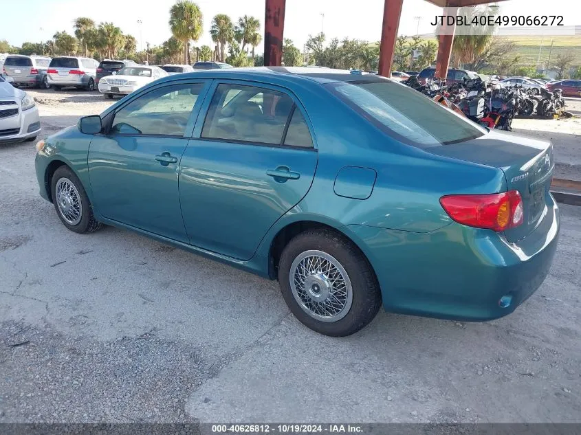 2009 Toyota Corolla Le VIN: JTDBL40E499066272 Lot: 40626812