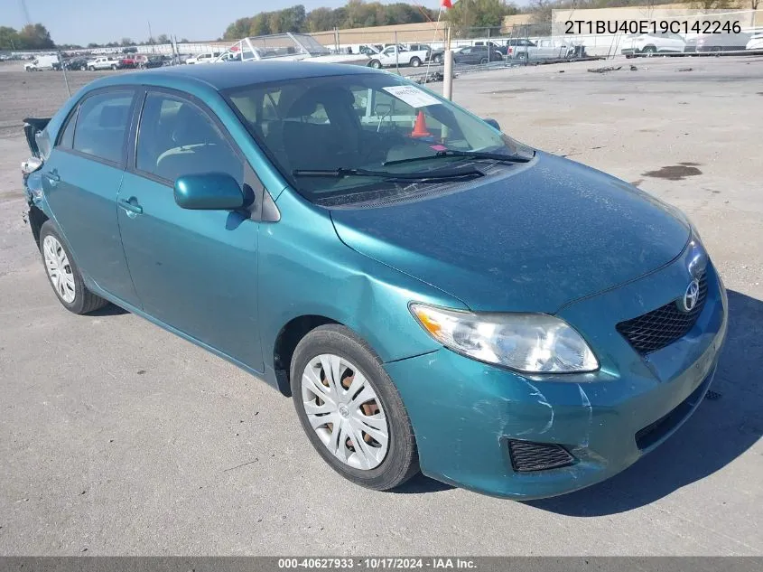 2009 Toyota Corolla Xle VIN: 2T1BU40E19C142246 Lot: 40627933