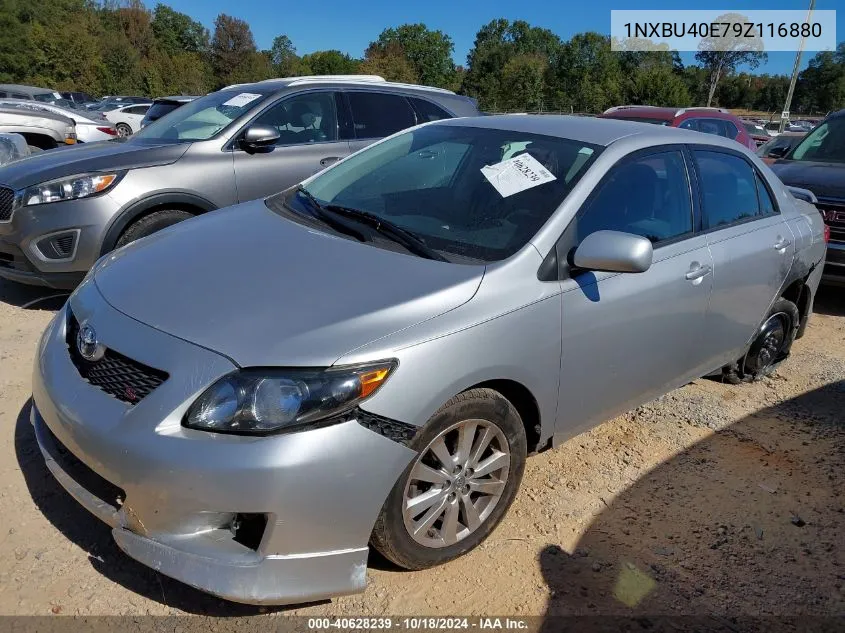 2009 Toyota Corolla S VIN: 1NXBU40E79Z116880 Lot: 40628239