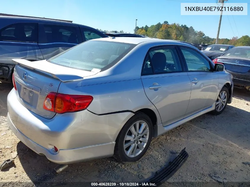 2009 Toyota Corolla S VIN: 1NXBU40E79Z116880 Lot: 40628239