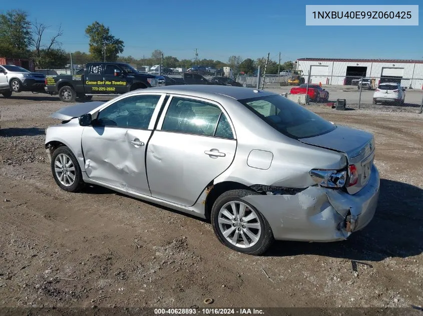 2009 Toyota Corolla Le VIN: 1NXBU40E99Z060425 Lot: 40628893