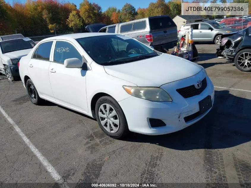 2009 Toyota Corolla Le VIN: JTDBL40E799057386 Lot: 40636092