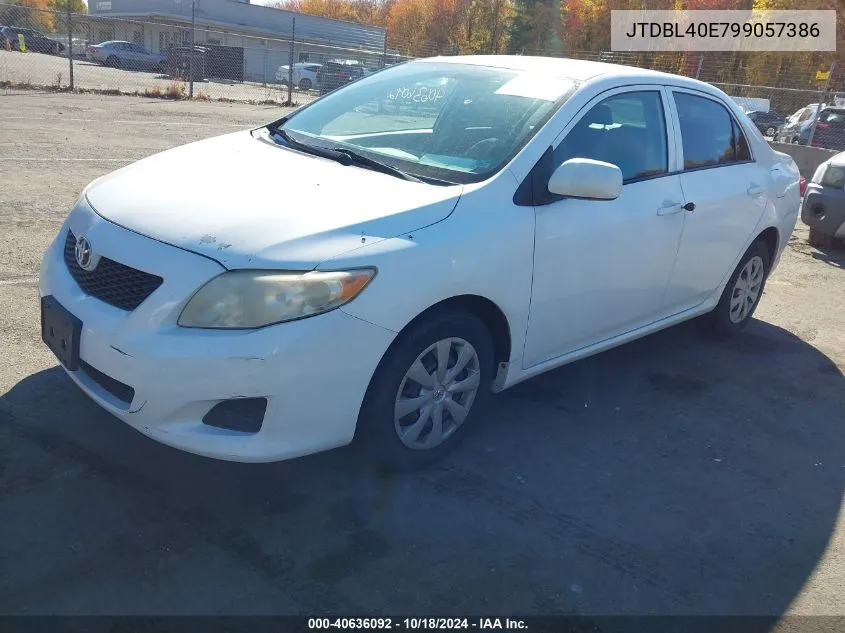 2009 Toyota Corolla Le VIN: JTDBL40E799057386 Lot: 40636092