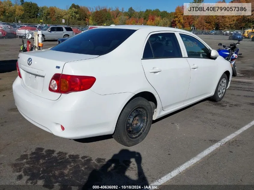 2009 Toyota Corolla Le VIN: JTDBL40E799057386 Lot: 40636092