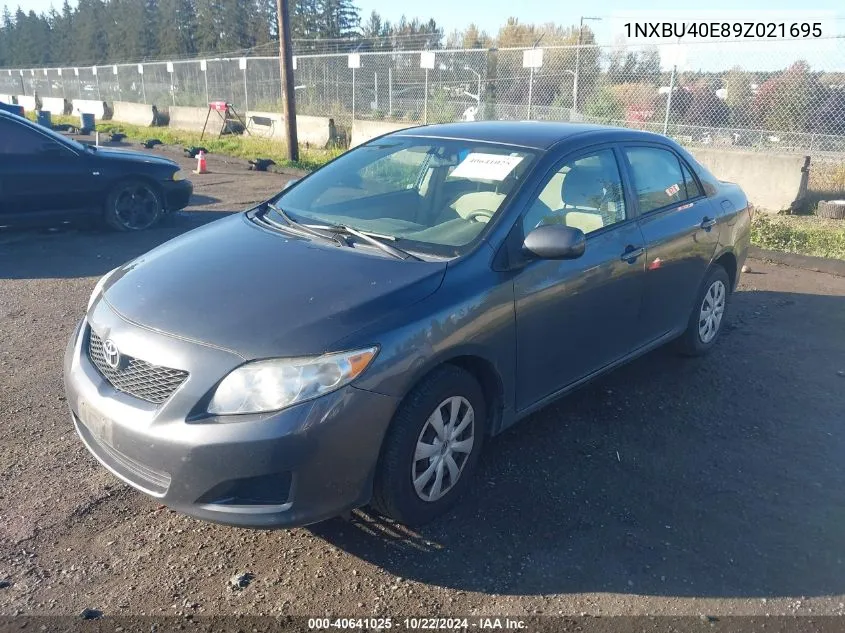 2009 Toyota Corolla Le VIN: 1NXBU40E89Z021695 Lot: 40641025