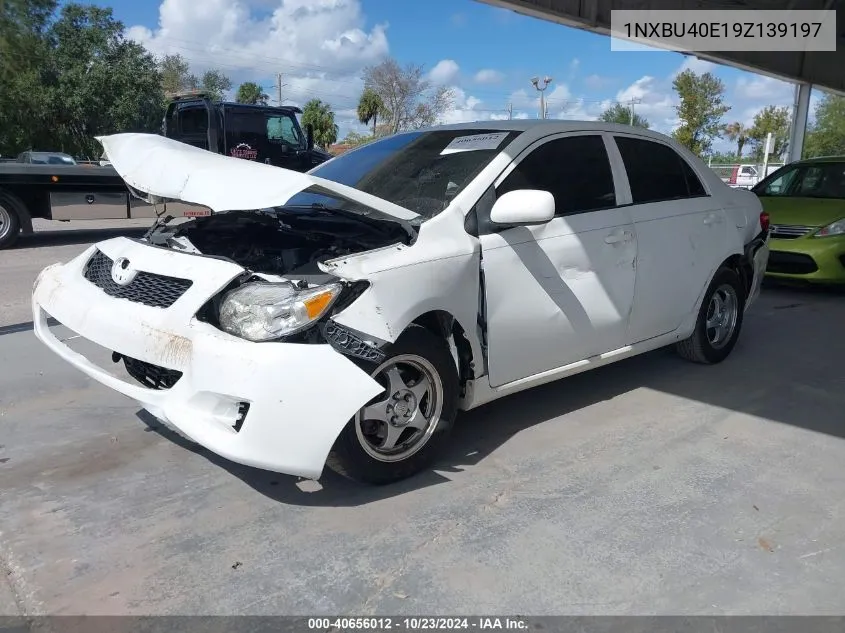 2009 Toyota Corolla Le VIN: 1NXBU40E19Z139197 Lot: 40656012