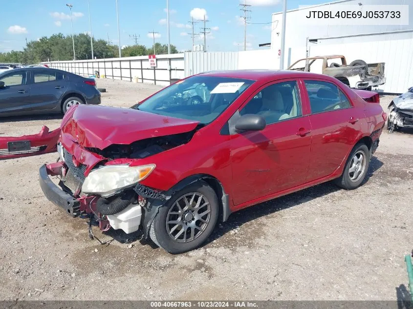 2009 Toyota Corolla Le VIN: JTDBL40E69J053733 Lot: 40667963