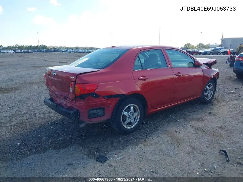 2009 Toyota Corolla Le VIN: JTDBL40E69J053733 Lot: 40667963