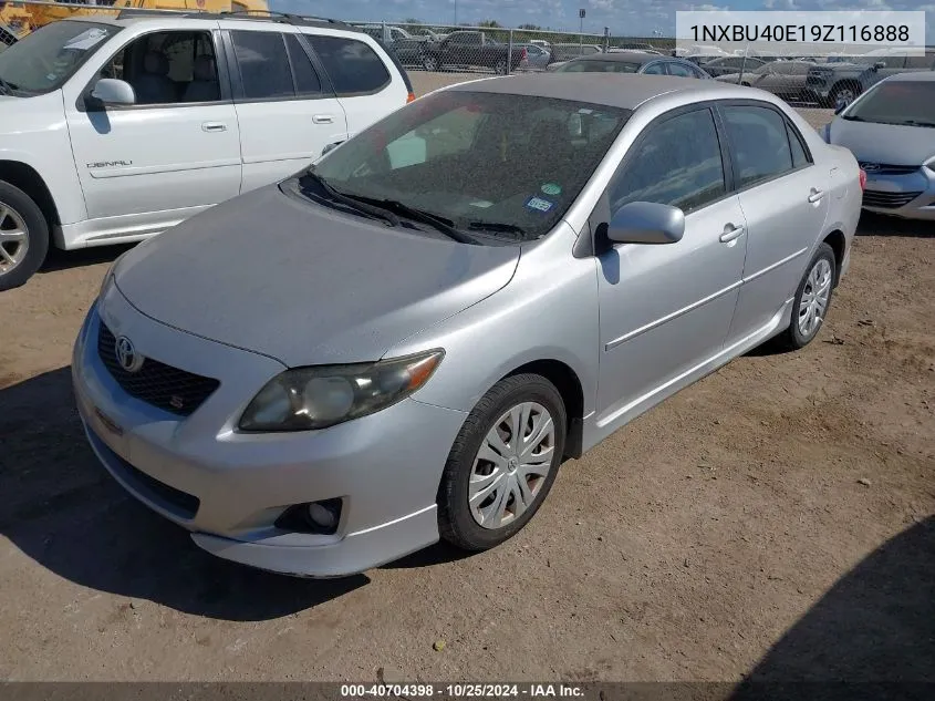 1NXBU40E19Z116888 2009 Toyota Corolla S