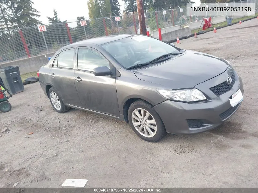 2009 Toyota Corolla Le VIN: 1NXBU40E09Z053198 Lot: 40718796