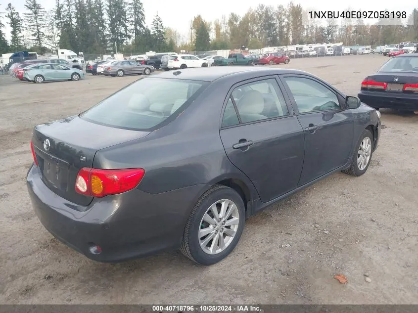 2009 Toyota Corolla Le VIN: 1NXBU40E09Z053198 Lot: 40718796