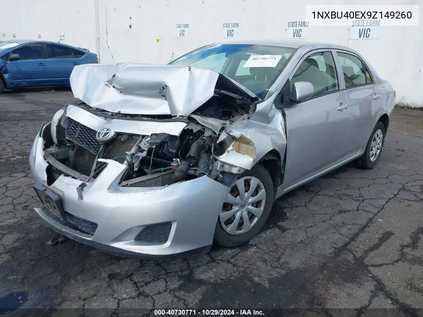 1NXBU40EX9Z149260 2009 Toyota Corolla Le