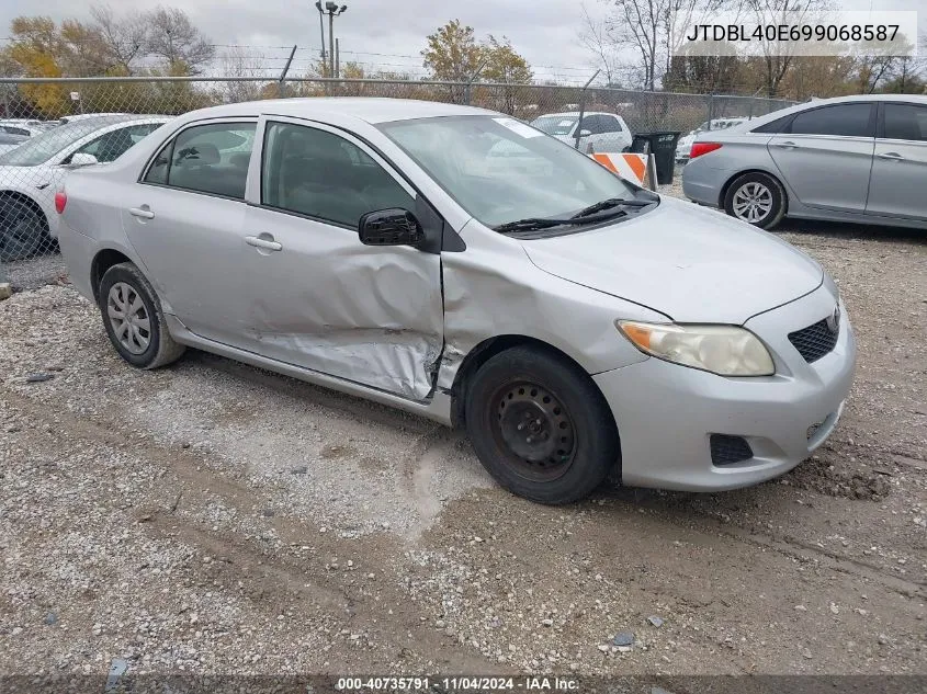 JTDBL40E699068587 2009 Toyota Corolla Le