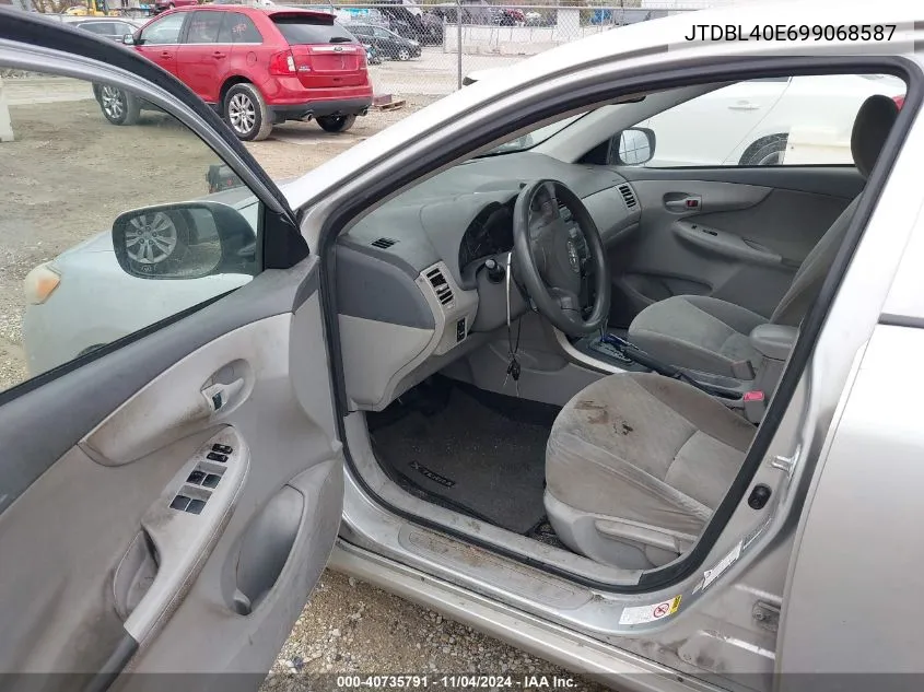 JTDBL40E699068587 2009 Toyota Corolla Le