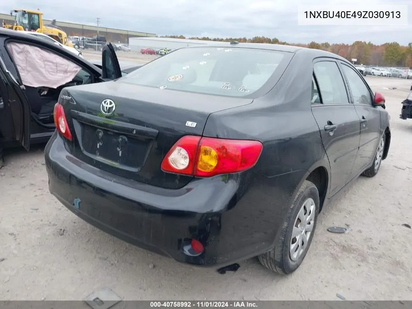 1NXBU40E49Z030913 2009 Toyota Corolla Le